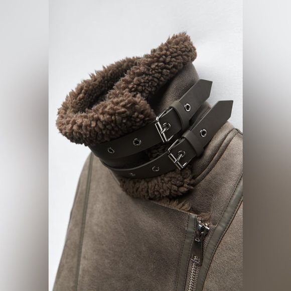 ZARA DOUBLE FACED JACKET - Picture 16 of 16